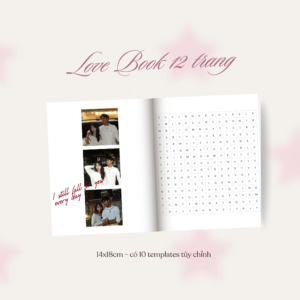 Lovebook in theo yêu cầu