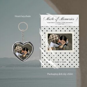 Móc khoá Heart keychain