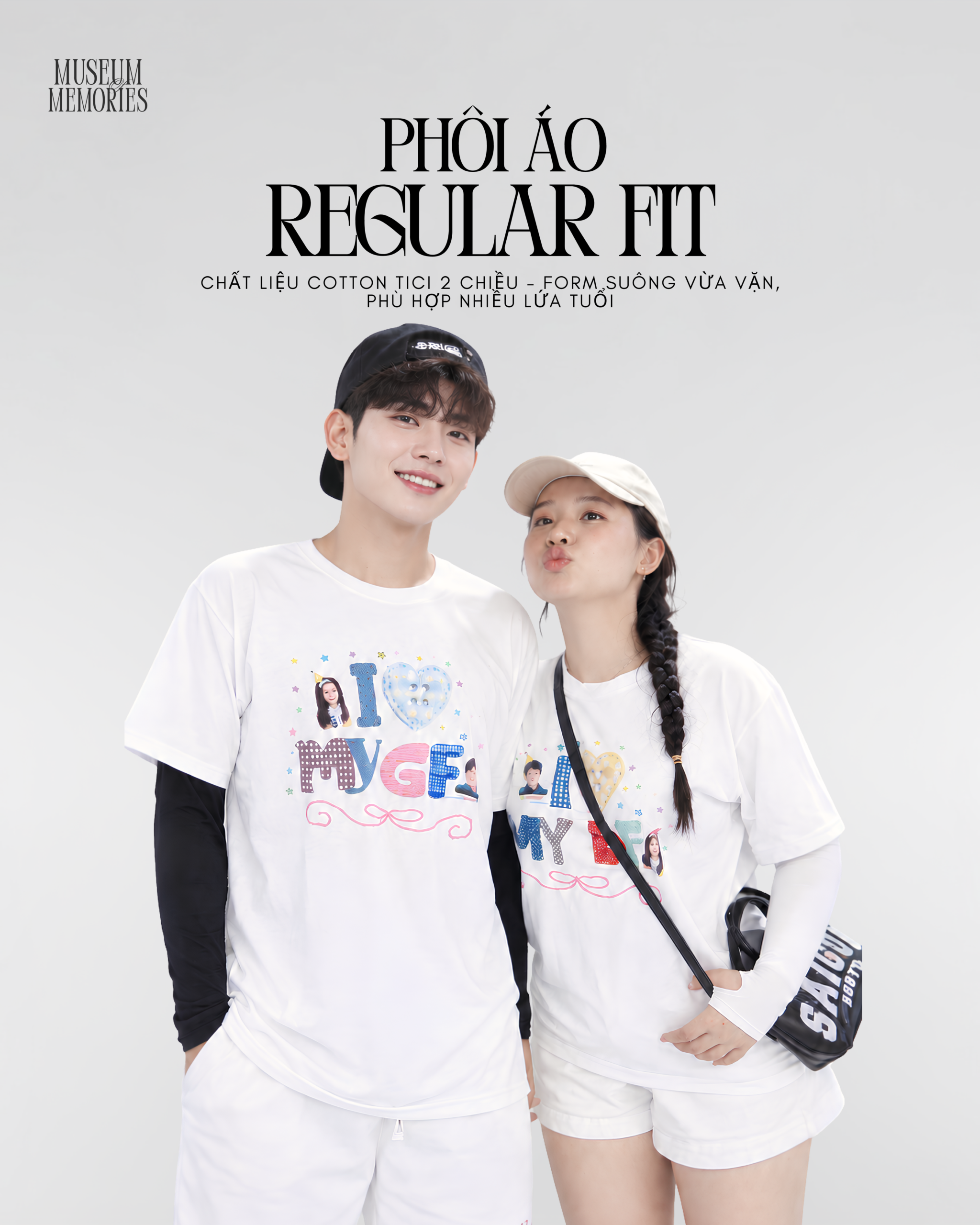 Áo thun Regular fit - In theo yêu cầu (Phôi áo cotton tici)