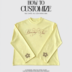 Long Sleeve Tee - In theo yêu cầu (Phôi áo Cotton premium)