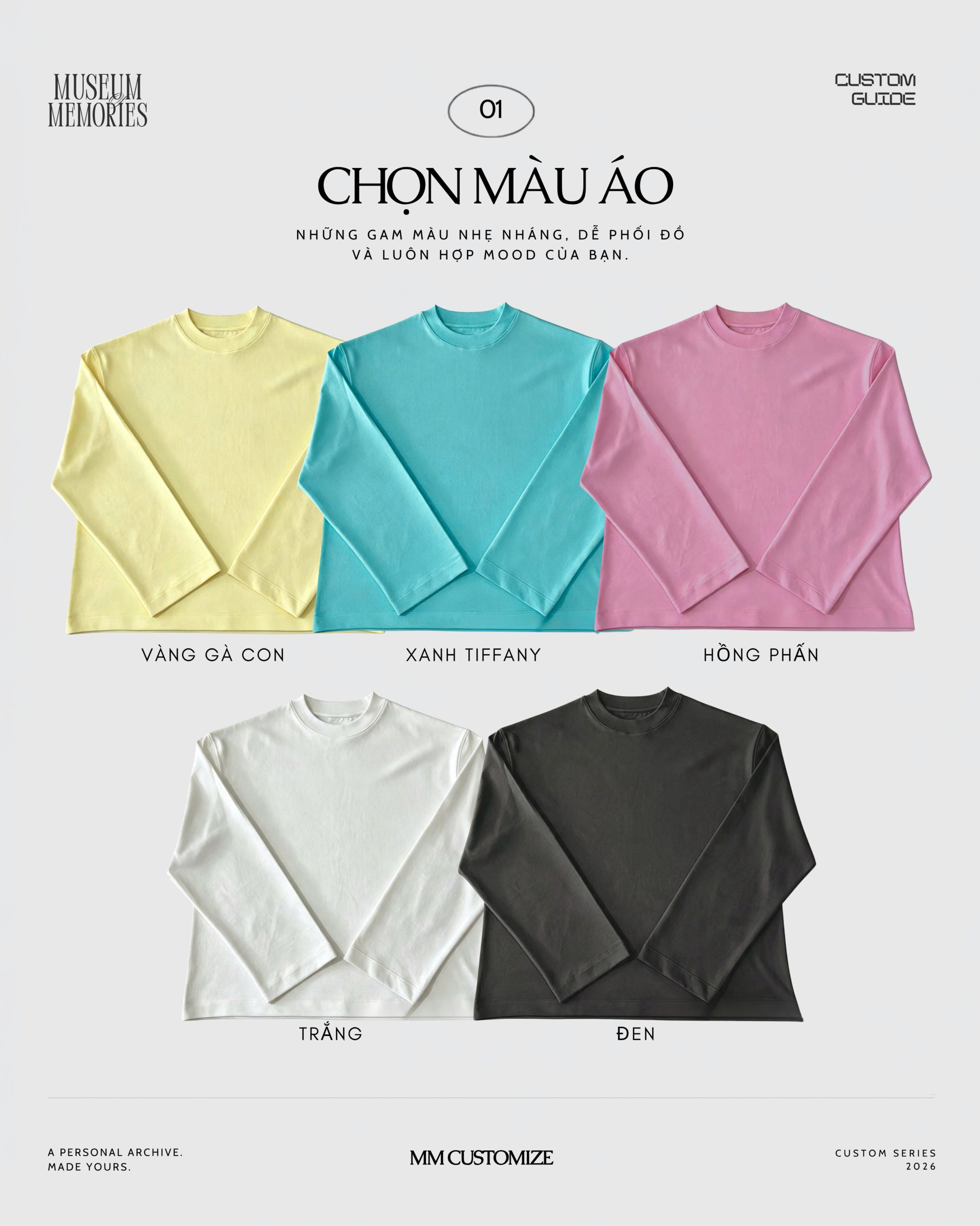 Long Sleeve Tee - In theo yêu cầu (Phôi áo Cotton premium) - Image 3