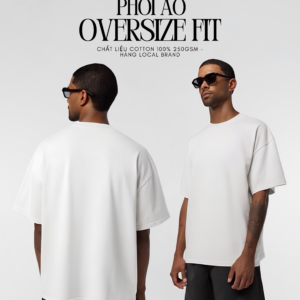 Áo thun Oversize - In theo yêu cầu (Phôi áo cotton premium)
